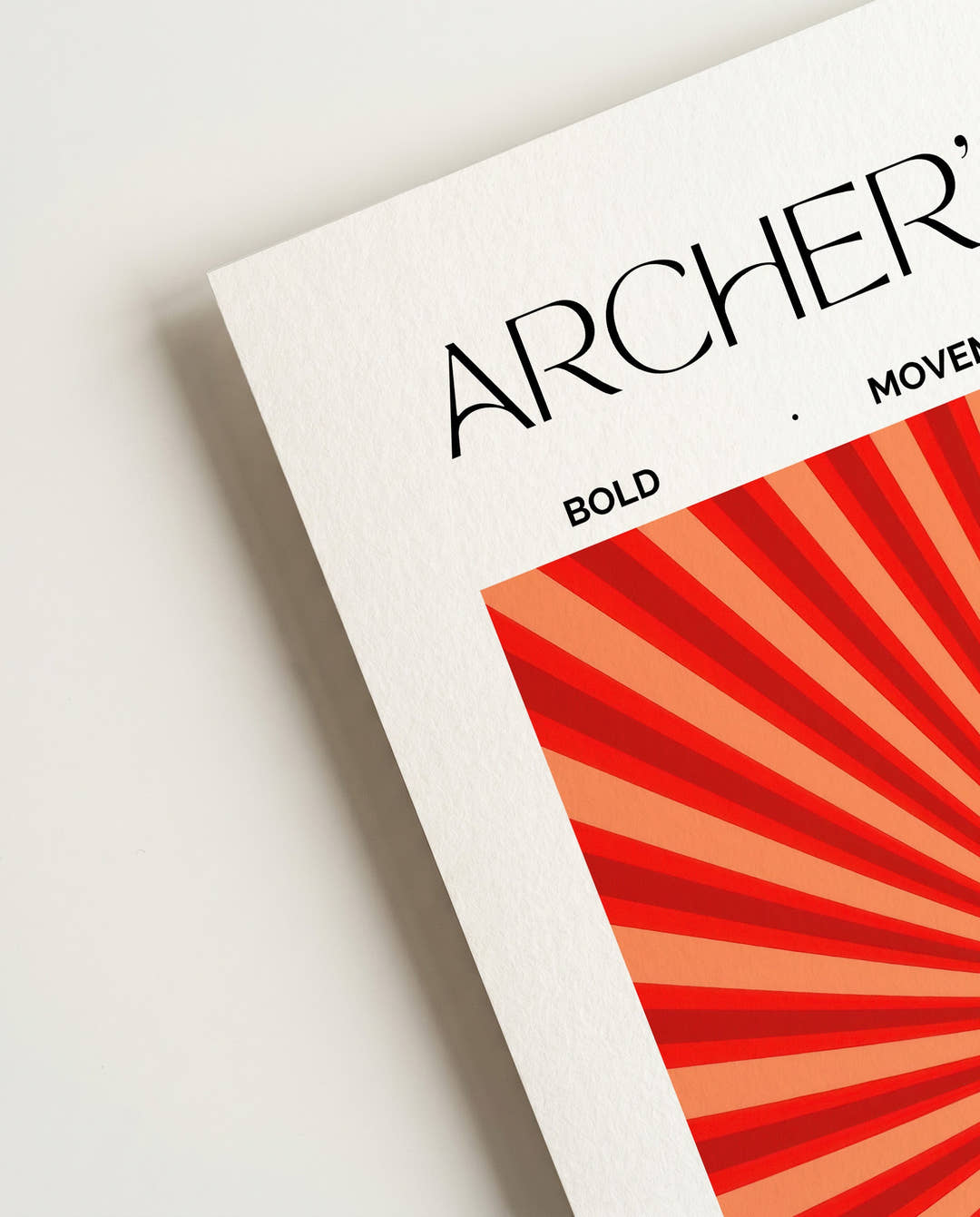 Archer’s Fire | Abstract Art Poster