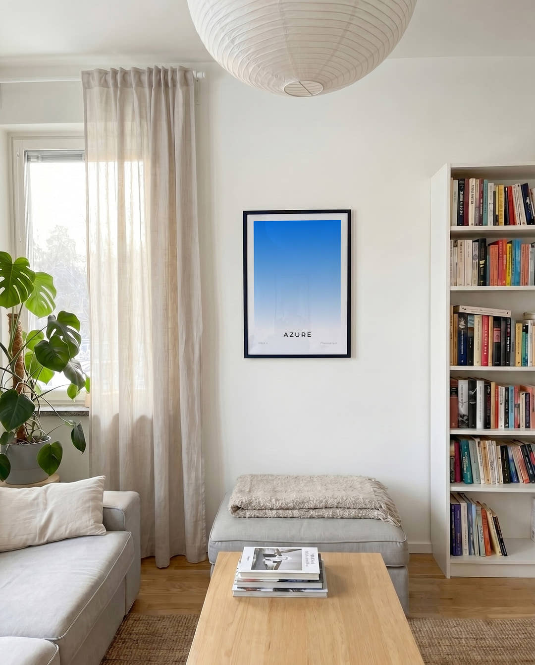Azure | Minimalist Art Poster