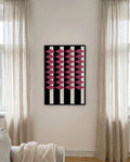 Bauhaus Poster Muster – Bauhaus 3D Diamond Pattern