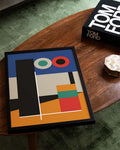 Bauhaus Abstract Blocks Poster