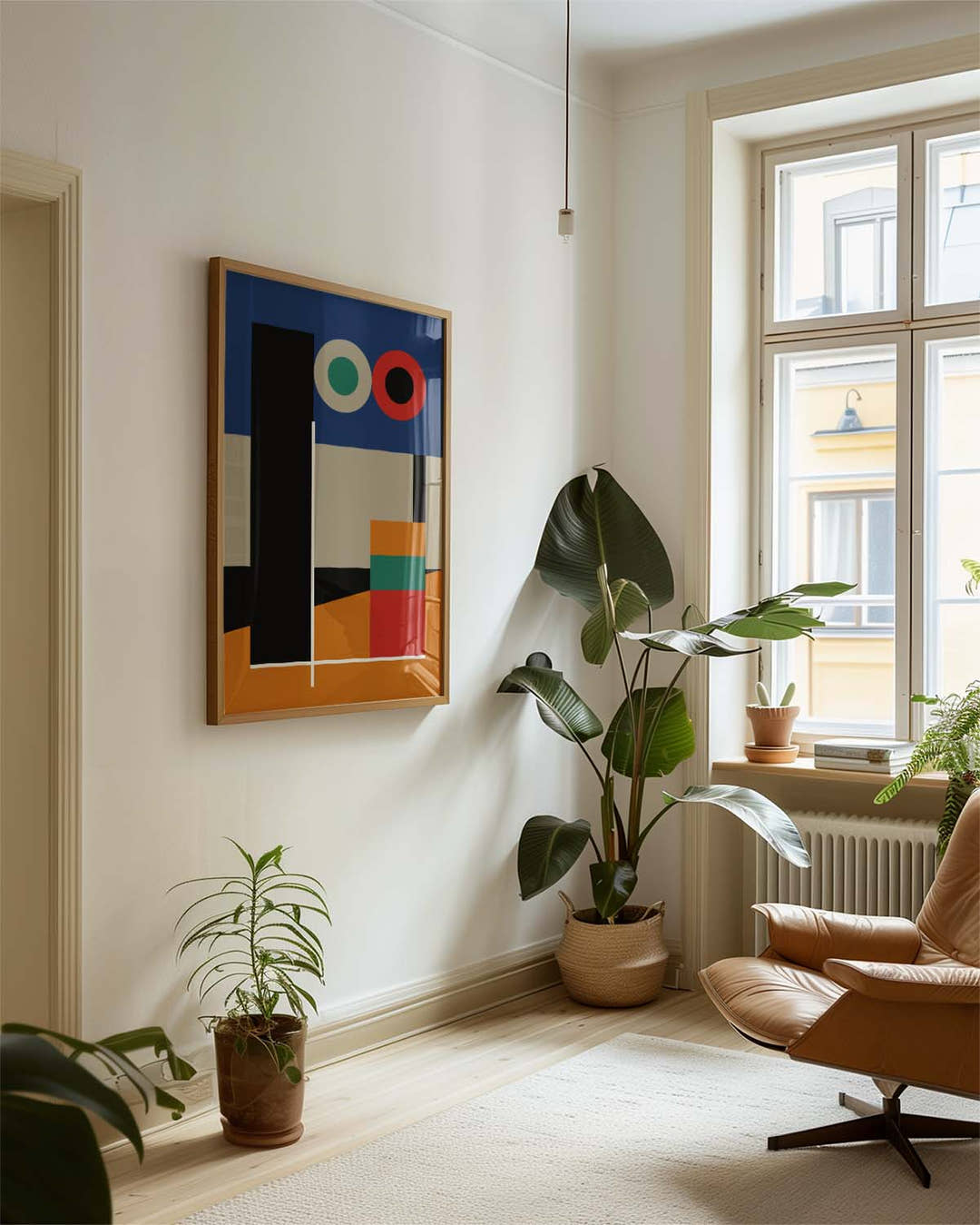 Bauhaus Abstract Blocks Poster