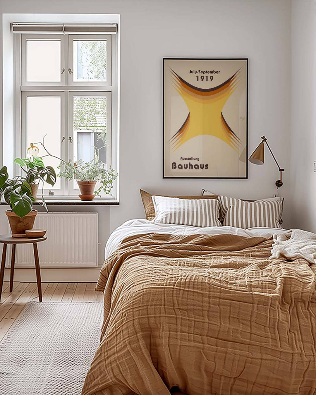 Bauhaus Poster abstrakt – Bauhaus Abstract Burst Form