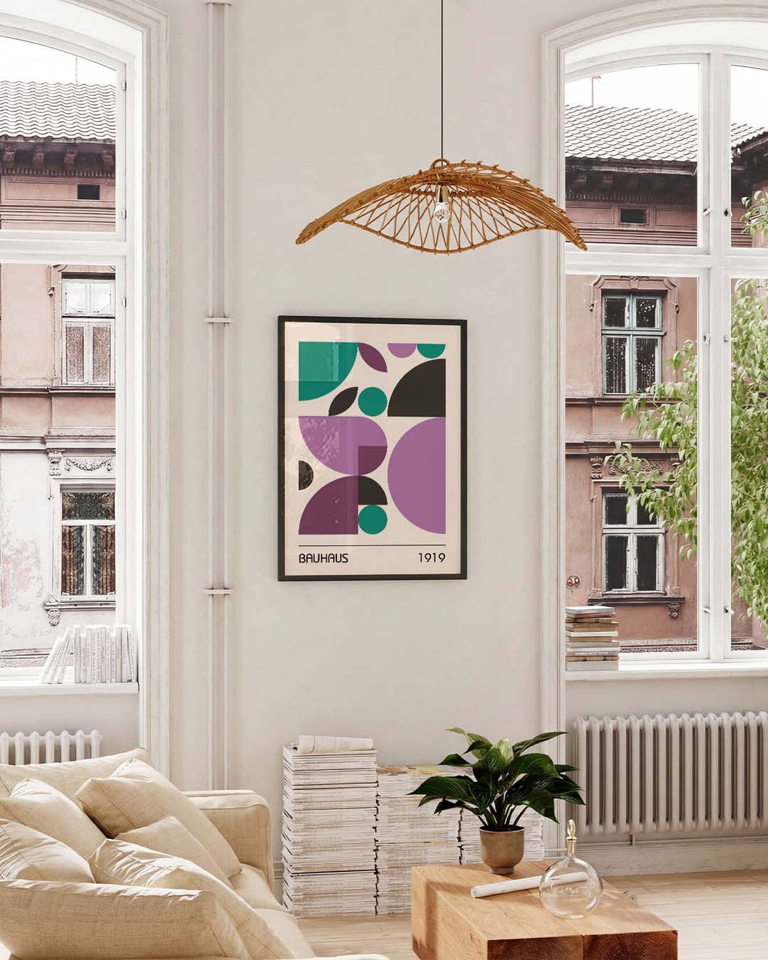 Bauhaus Poster abstrakt – Bauhaus Abstract Collage