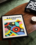 Bauhaus Abstract Color Poster
