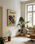 Bauhaus Abstract Color Poster