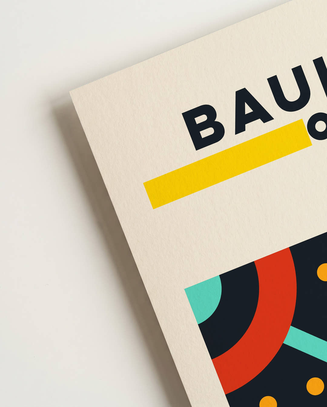 Bauhaus Abstract Color Poster