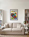 Bauhaus Abstract Color Poster