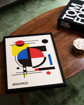 Bauhaus Abstract Composition Poster