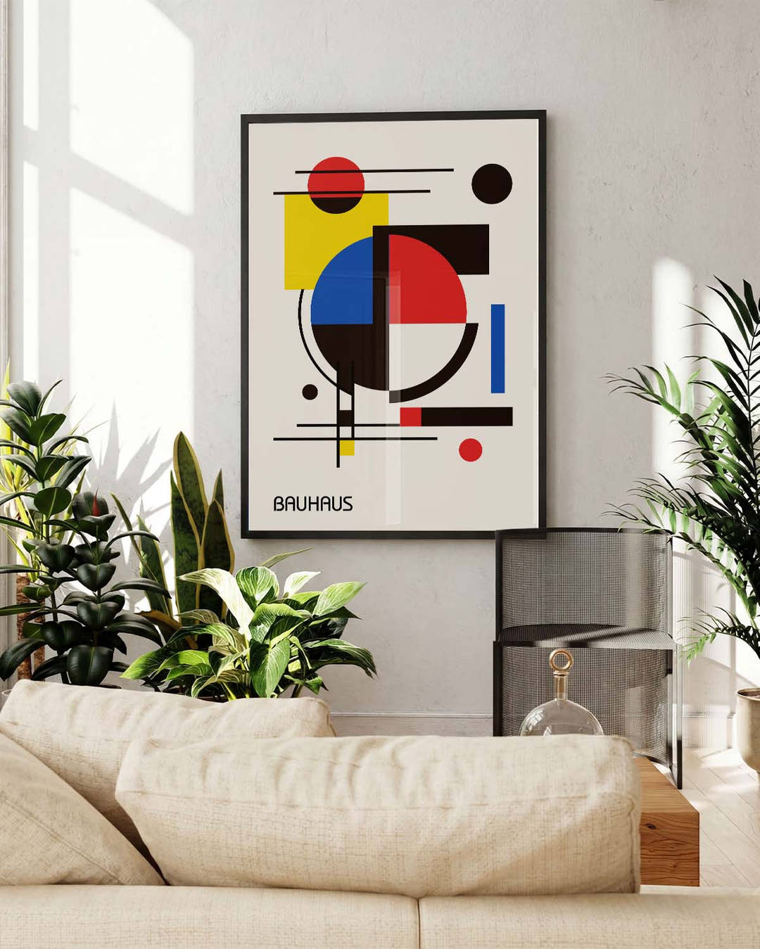 Bauhaus Abstract Composition Poster