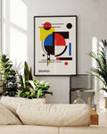 Bauhaus Abstract Composition Poster