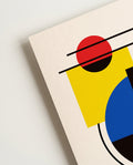 Bauhaus Abstract Composition Poster