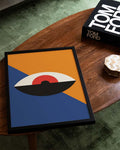 Bauhaus Abstract Eye Poster