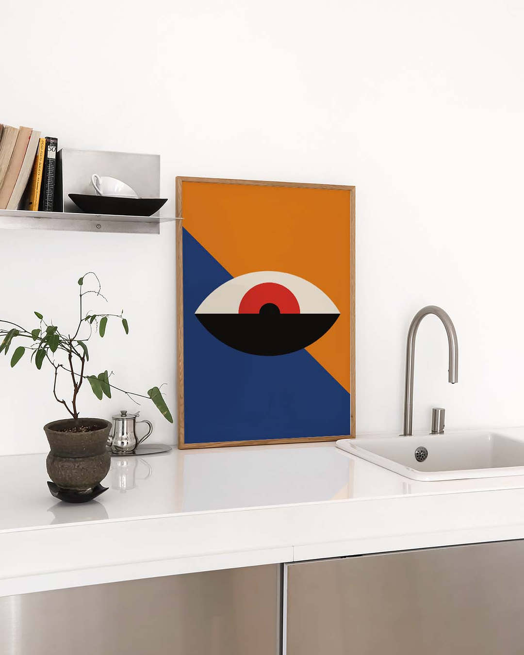 Bauhaus Abstract Eye Poster
