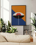 Bauhaus Abstract Eye Poster