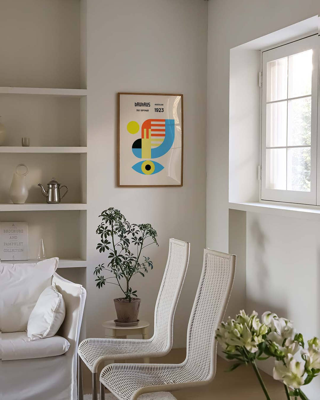 Bauhaus Poster Auge – Bauhaus Abstract Eye Composition