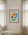 Bauhaus Poster Auge – Bauhaus Abstract Eye Composition
