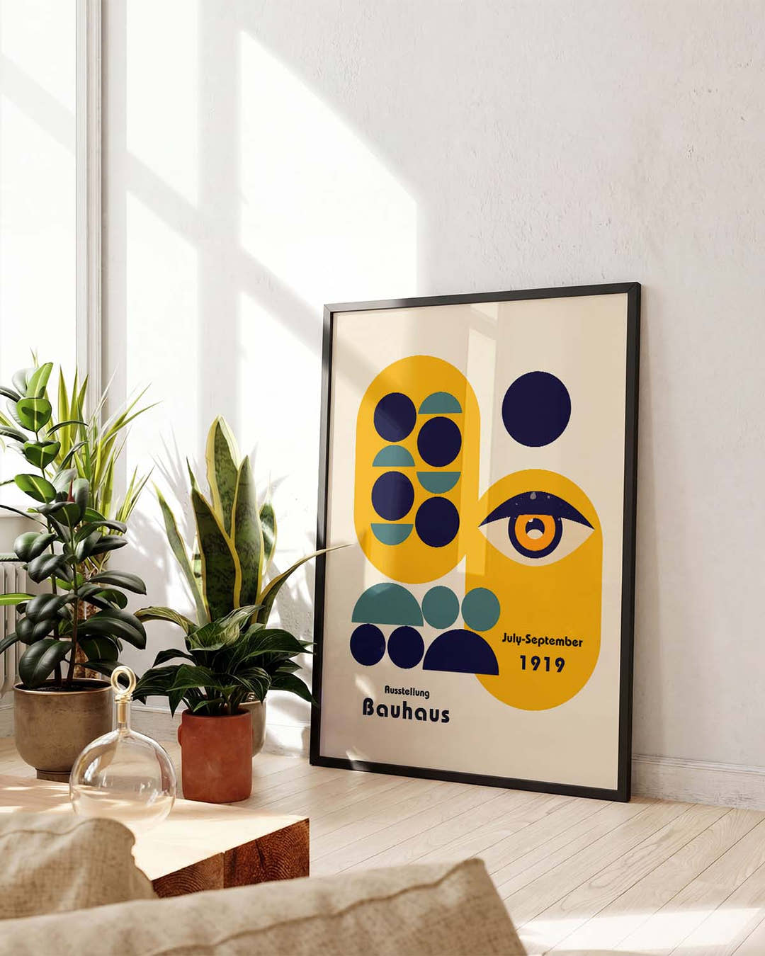 Bauhaus Poster Auge – Bauhaus Abstract Eye Modern
