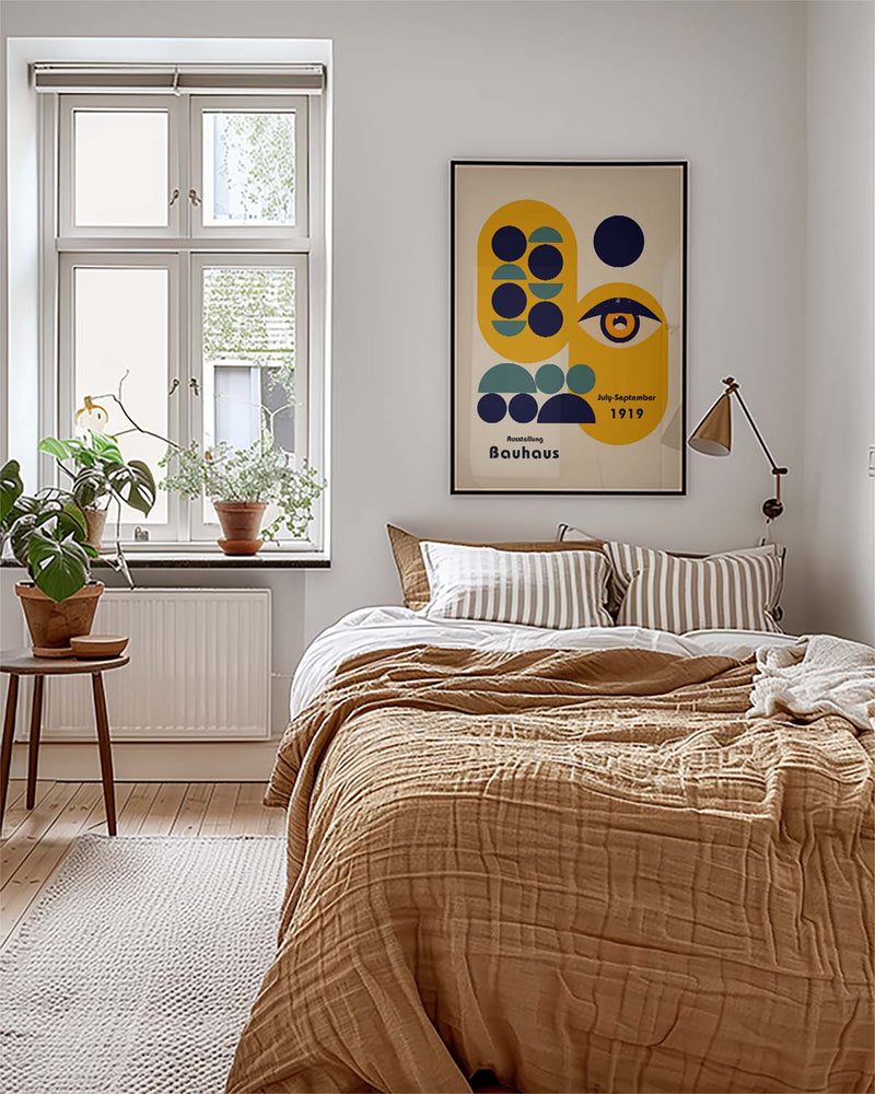 Bauhaus Poster Auge – Bauhaus Abstract Eye Modern