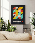 Bauhaus Abstract Flow Poster