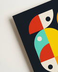 Bauhaus Abstract Flow Poster