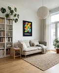 Bauhaus Abstract Flow Poster