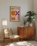 Bauhaus Poster Blume – Bauhaus Abstract Flower