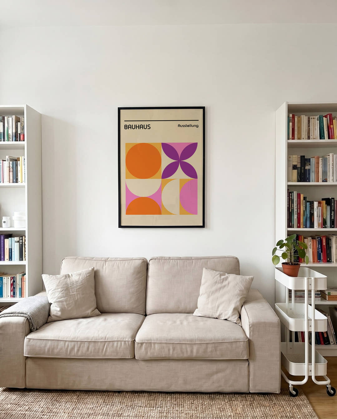 Bauhaus Poster Blume – Bauhaus Abstract Flower
