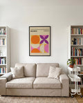 Bauhaus Poster Blume – Bauhaus Abstract Flower