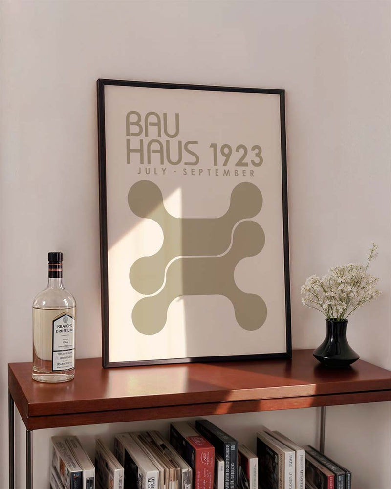 Bauhaus Poster minimalistisch – Bauhaus Abstract Form