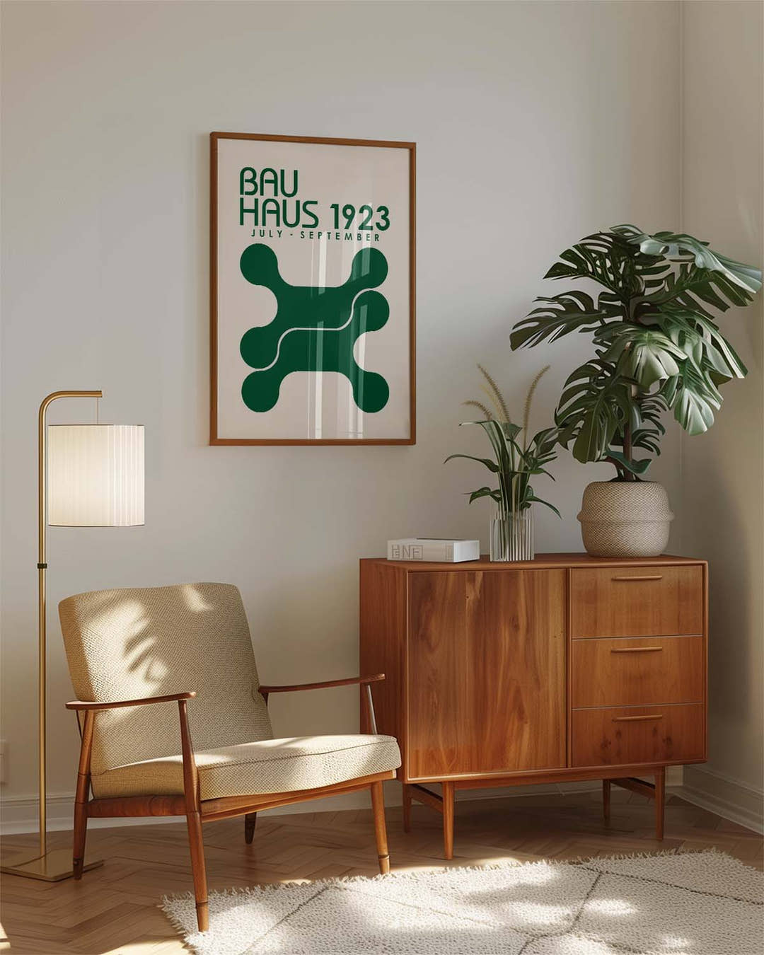 Bauhaus Poster minimalistisch – Bauhaus Abstract Form
