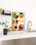 Bauhaus Abstract Forms Poster