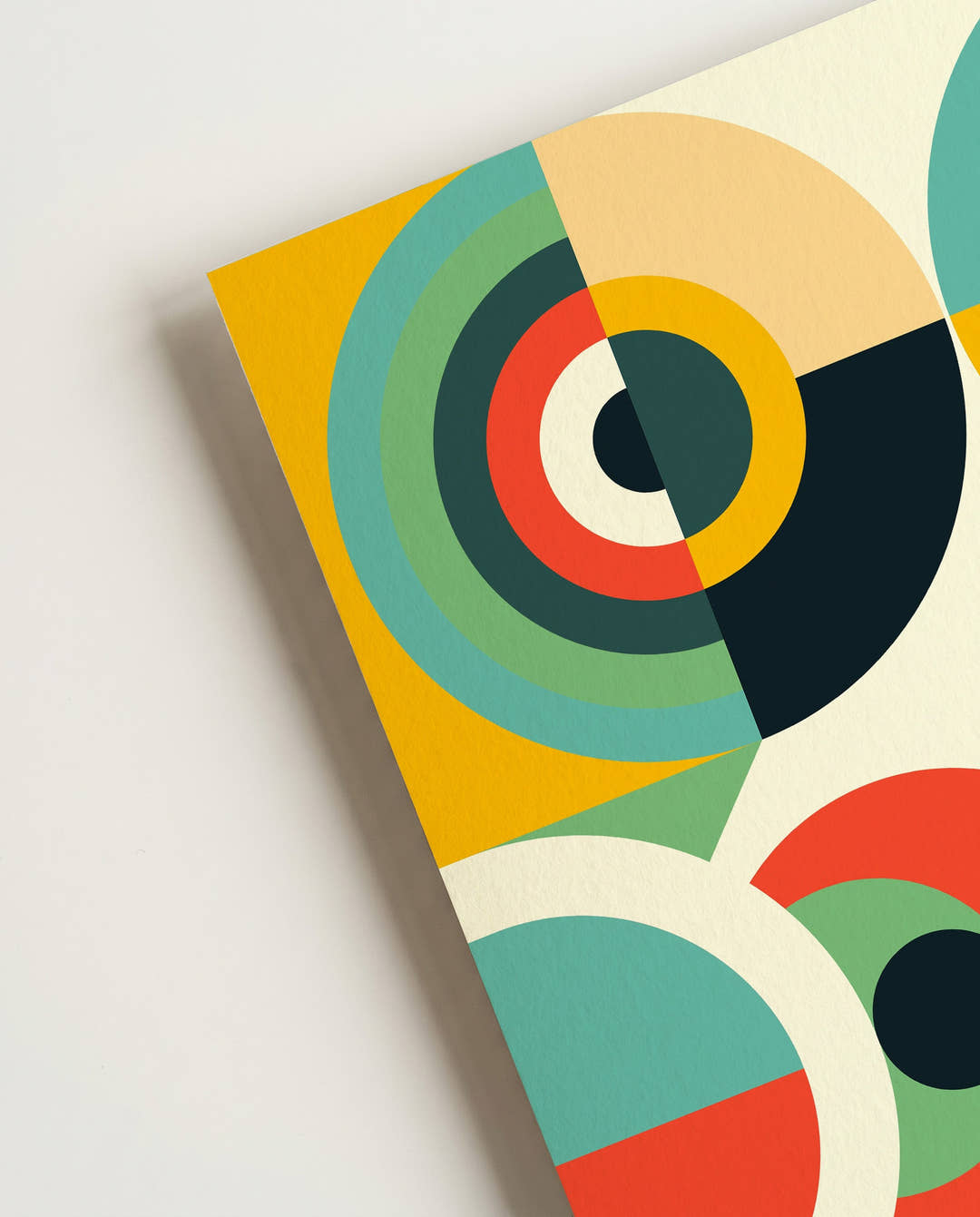Bauhaus Abstract Forms Poster