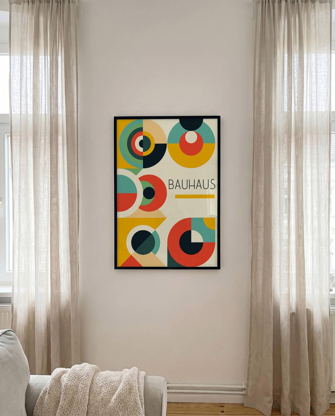 Bauhaus Abstract Forms Poster