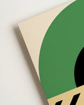 Bauhaus Poster abstrakt – Bauhaus Abstract Green Composition
