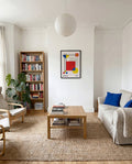 Bauhaus Abstract Grid Poster