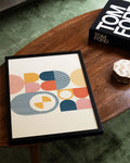 Bauhaus Abstract Mosaic Poster