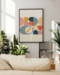 Bauhaus Abstract Mosaic Poster