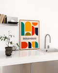 Bauhaus Abstract Panels Poster
