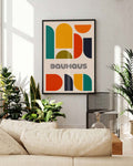 Bauhaus Abstract Panels Poster
