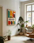 Bauhaus Abstract Panels Poster