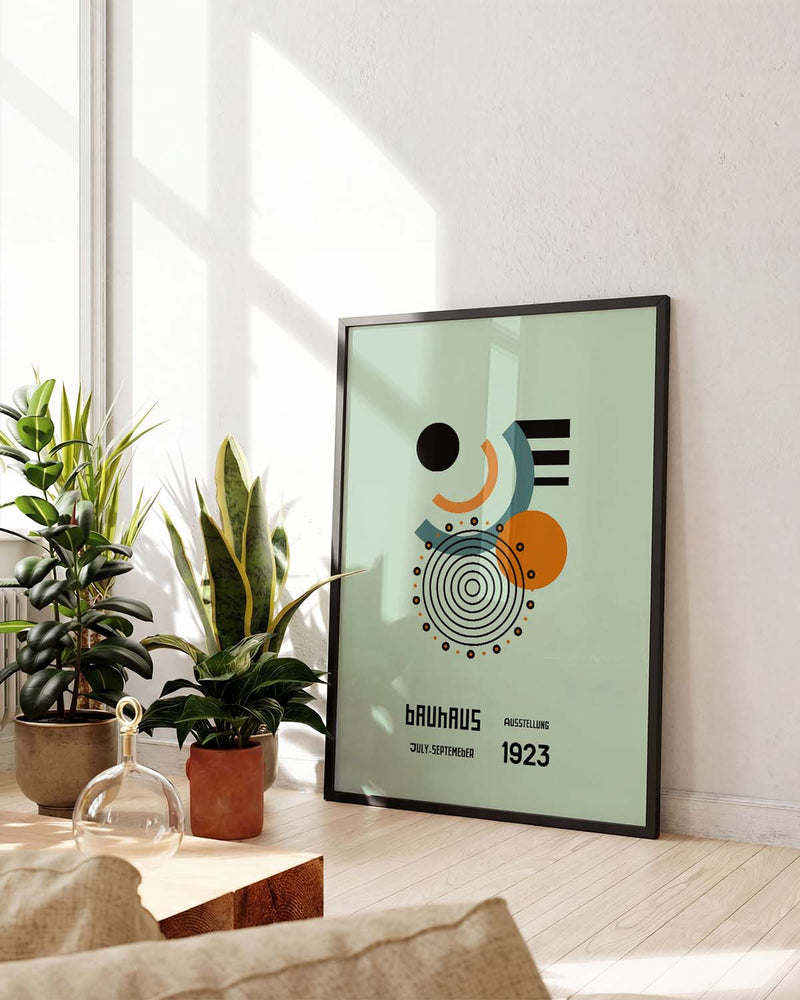 Bauhaus Poster Spirale – Bauhaus Abstract Spiral Composition