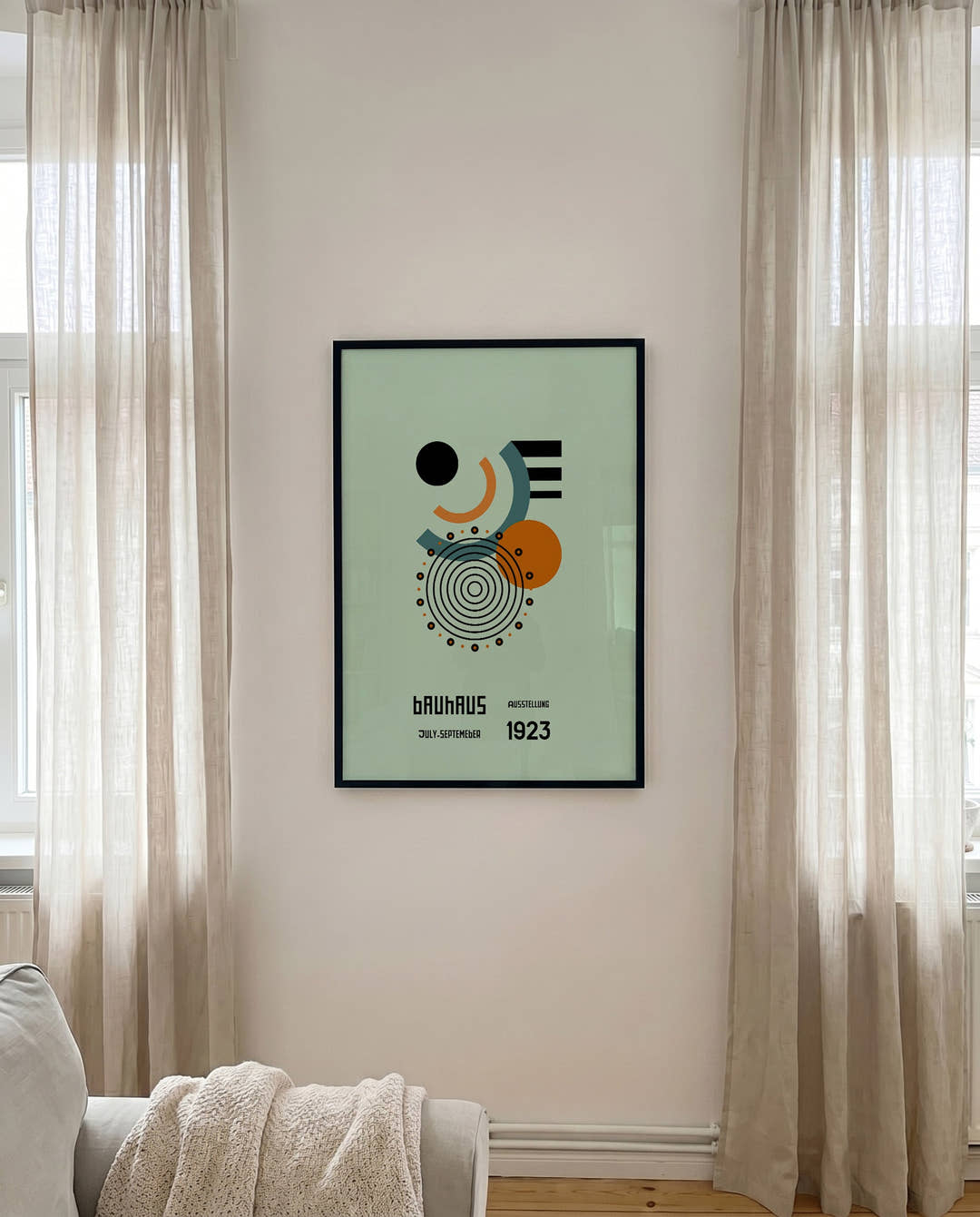 Bauhaus Poster Spirale – Bauhaus Abstract Spiral Composition