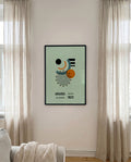 Bauhaus Poster Spirale – Bauhaus Abstract Spiral Composition