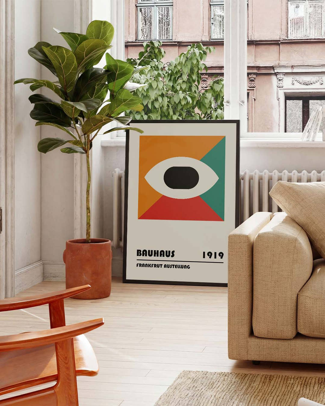 Bauhaus Abstract Vision Poster