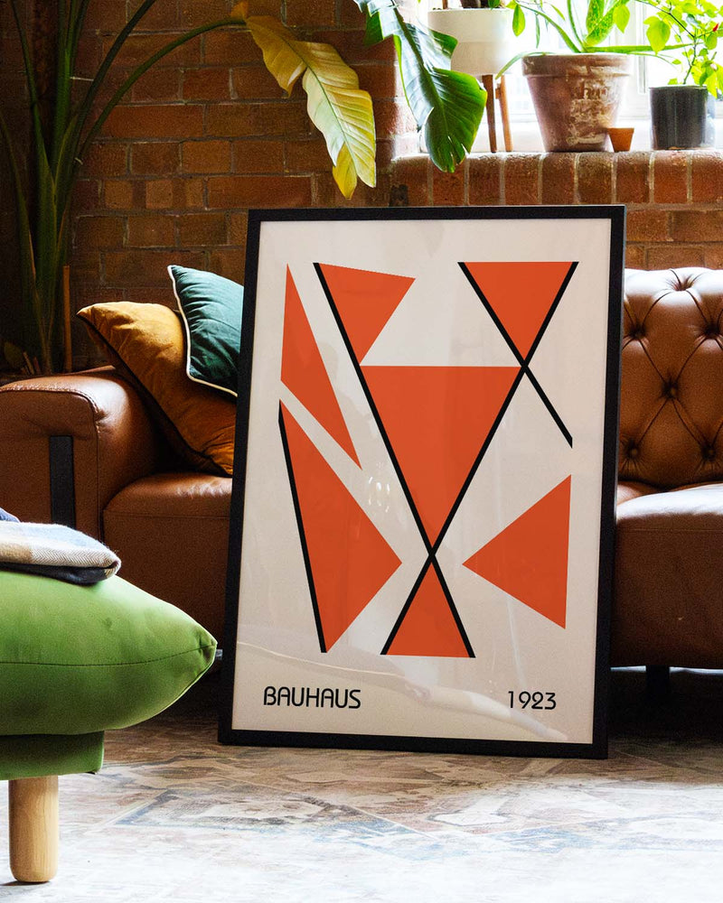 Bauhaus Poster geometrisch – Bauhaus Angular Composition
