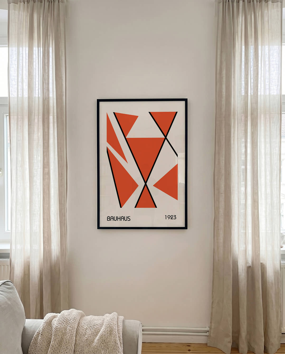 Bauhaus Poster geometrisch – Bauhaus Angular Composition