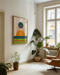Bauhaus Arc Composition Poster