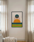 Bauhaus Arc Composition Poster