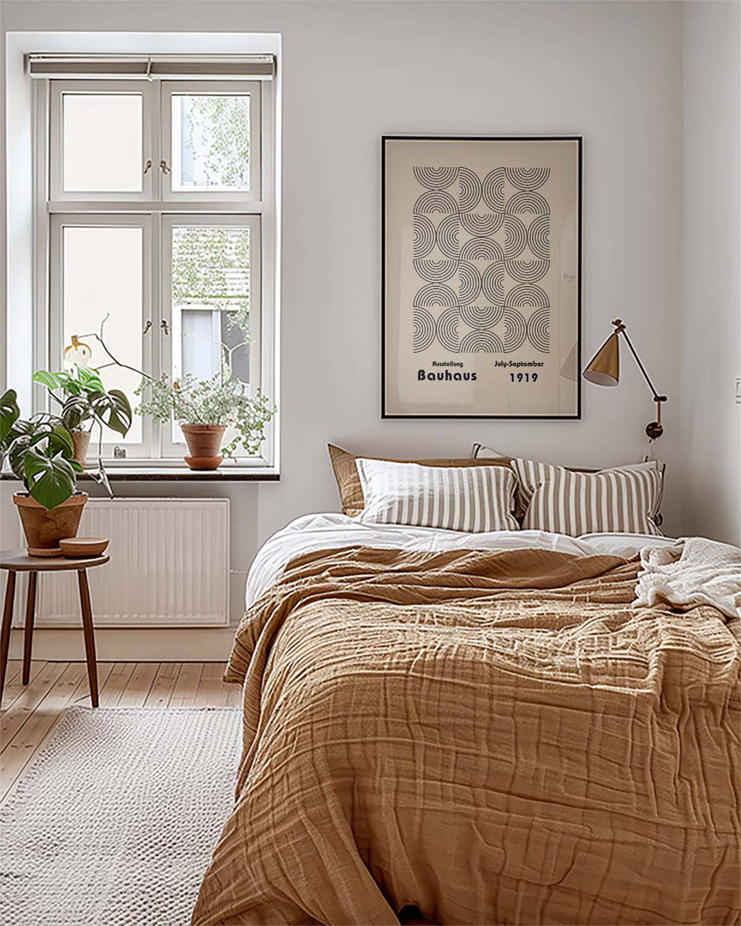Bauhaus Poster Muster – Bauhaus Arc Line Pattern