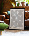 Bauhaus Poster Muster – Bauhaus Arc Pattern Lines